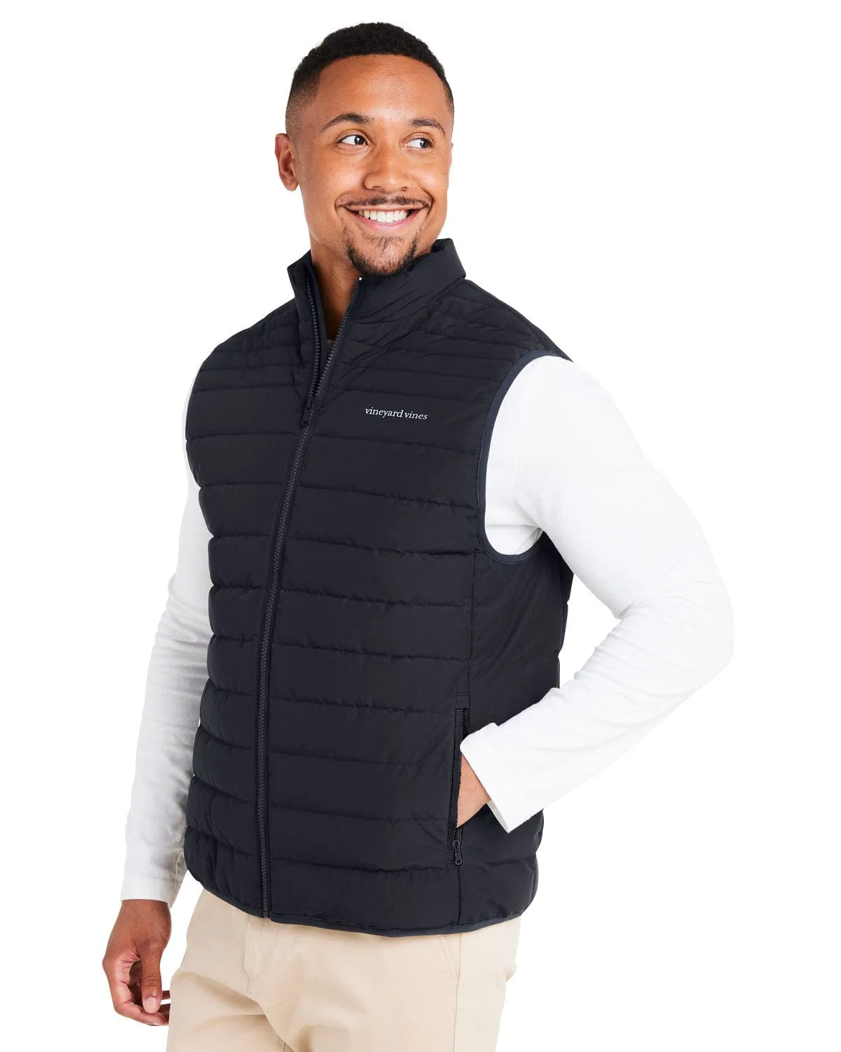 Own the Streets Vineyard Vines - Men'S Mountain Weekend Puffer Vest