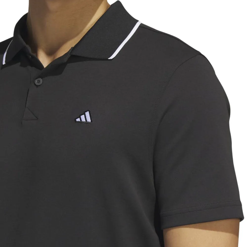 Adidas Go-To Pique Polo Shirt - Black Walk with Power Step into the Beat
