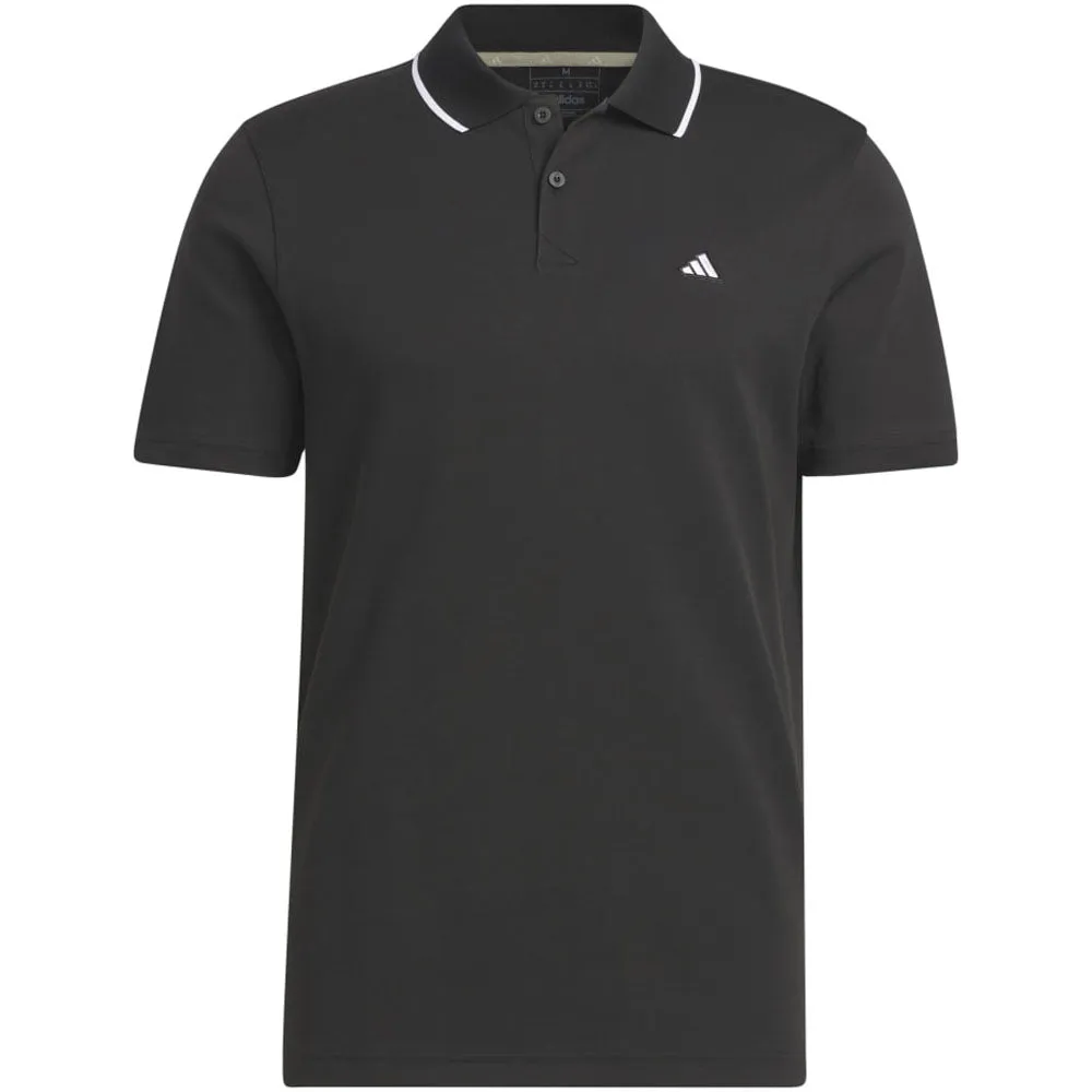 The Fast Lane Choice Adidas Go-To Pique Polo Shirt - Black