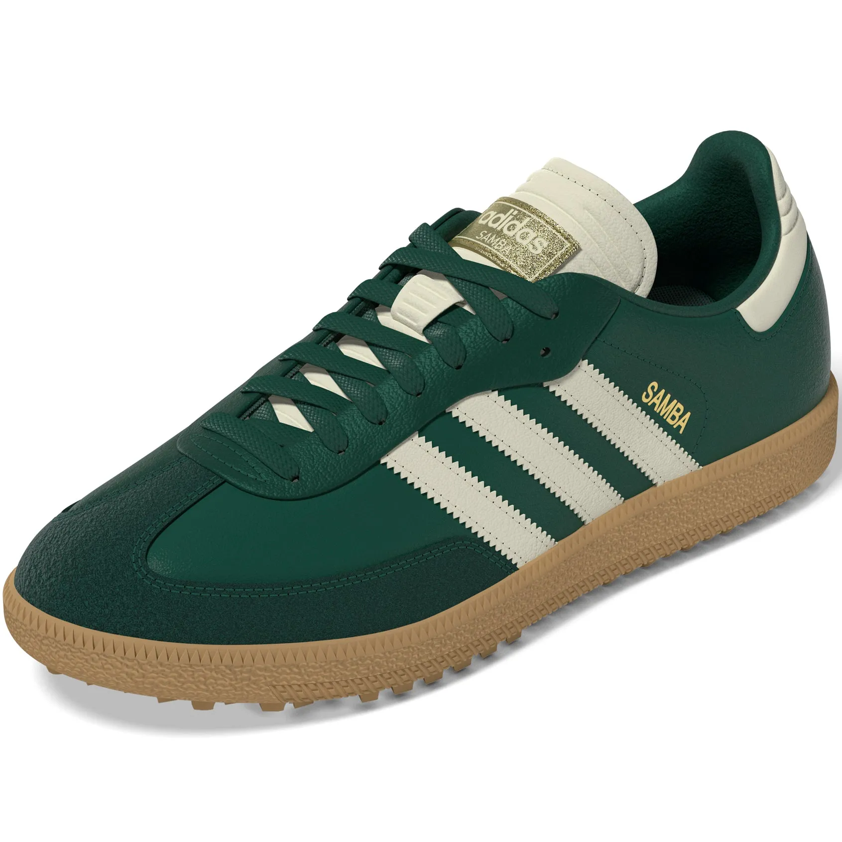 Adidas Golf Originals Samba Golf Spikeless Waterproof Shoes - Collegiate Green/Off White/Gum Black Friday Sale Biggest Sale of the Year