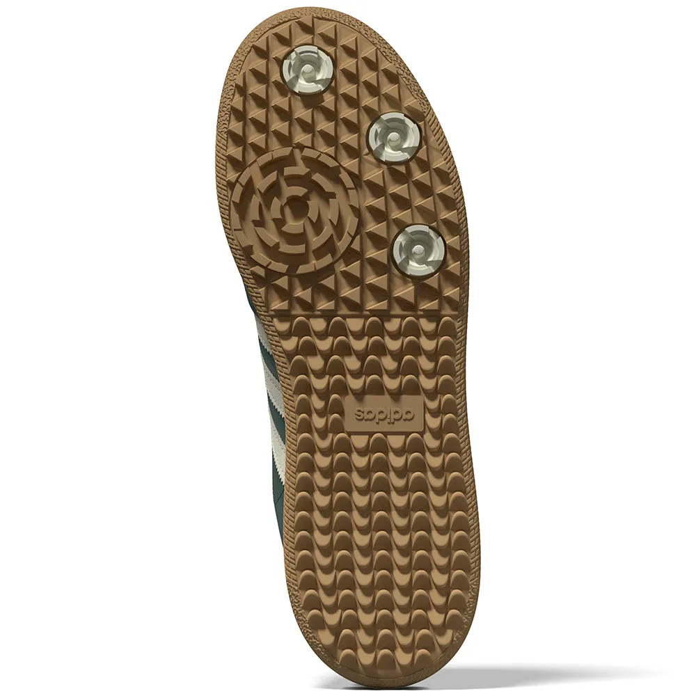 Adidas Golf Originals Samba Golf Spikeless Waterproof Shoes - Collegiate Green/Off White/Gum Dress from the Feet Up