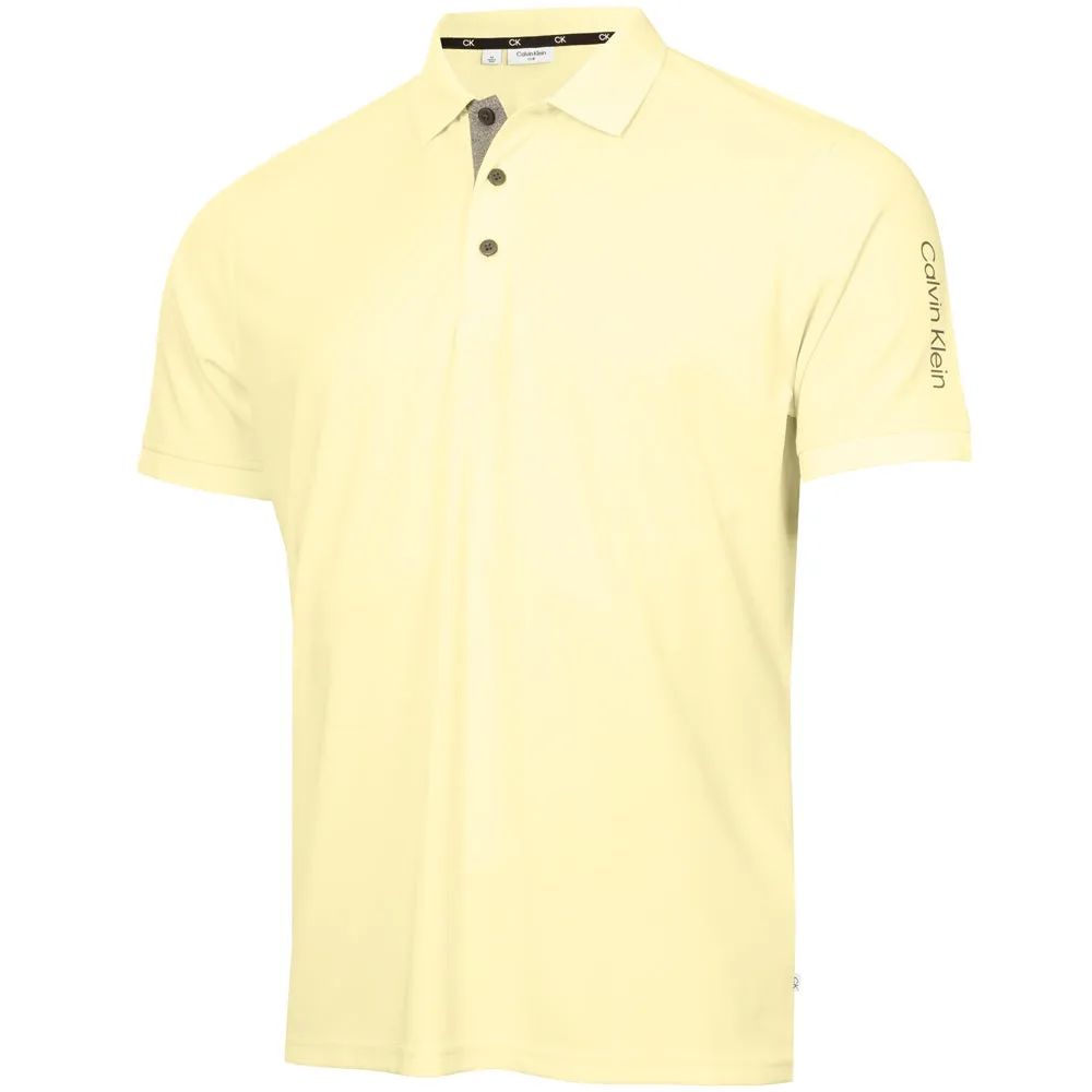 Empower Your Journey Game-Changer Footwear Calvin Klein Club Polo Shirt - Lemon