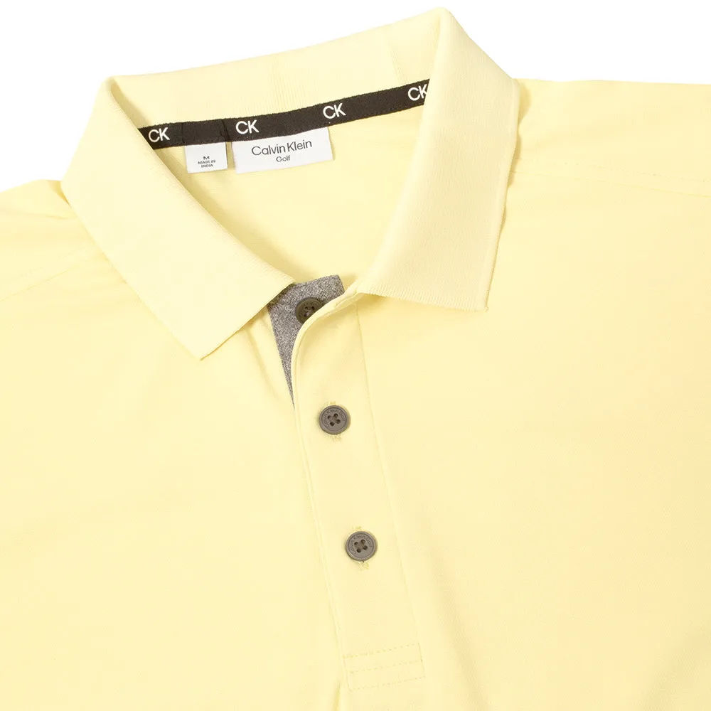 Winter Sale Walk Loud Calvin Klein Club Polo Shirt - Lemon