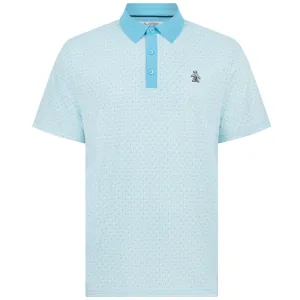 All Saints' Day Sale Footwear for the Fearless Original Penguin PeteS Tee Time Polo Shirt - Blue Grotto