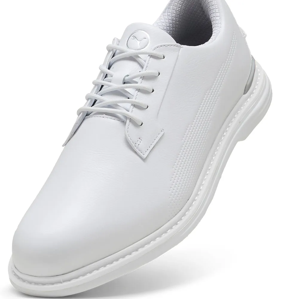 Built for the Bold Puma Royale Spiked Shoes - White/Slate Sky/Ash Gray