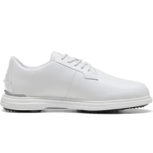 Puma Royale Spiked Shoes - White/Slate Sky/Ash Gray Holiday Sale
