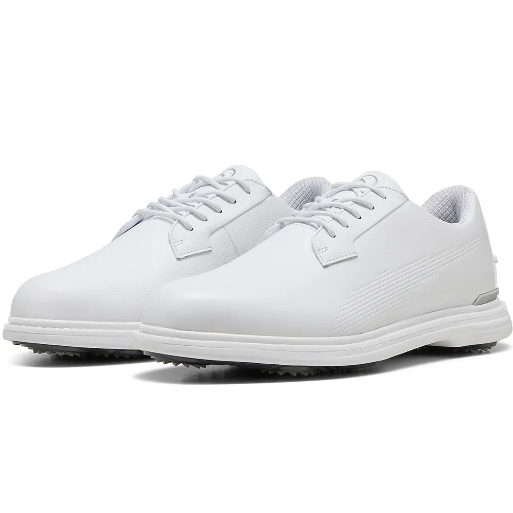 President's Day Sale Built to Move You Puma Royale Spiked Shoes - White/Slate Sky/Ash Gray