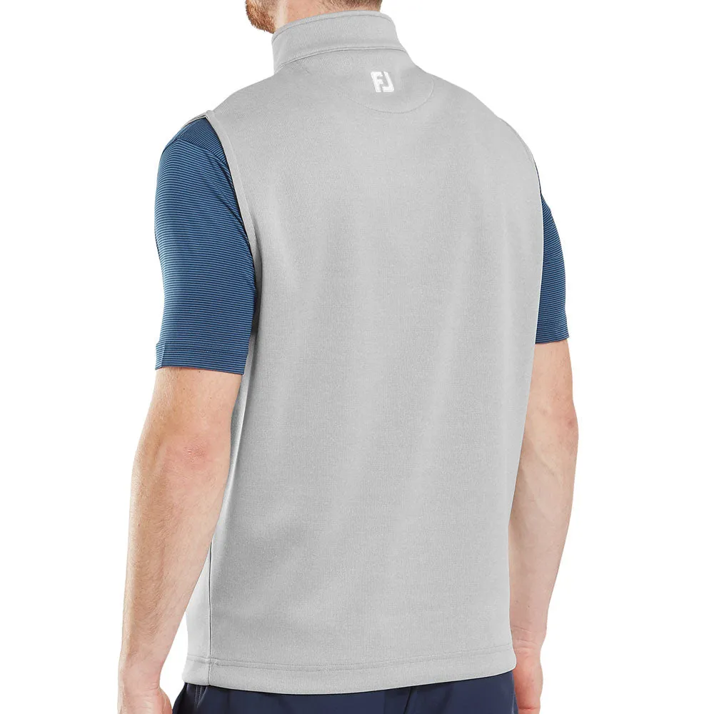 Footjoy 1/2 Zip Gilet - Grey Lead with Style