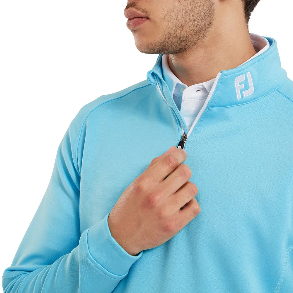 Stride with Confidence Footjoy Chill-Out 1/4 Zip Pullover - Riviera Blue
