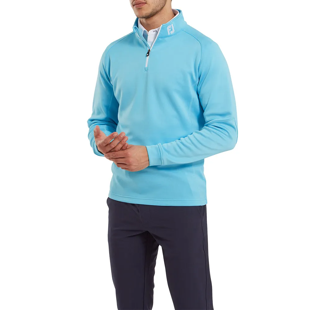 Own the Vibe Footjoy Chill-Out 1/4 Zip Pullover - Riviera Blue