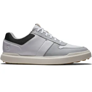 Unapologetically You Unleash Your Power Footjoy Contour Casual Spikeless Shoes - White/Grey/Black