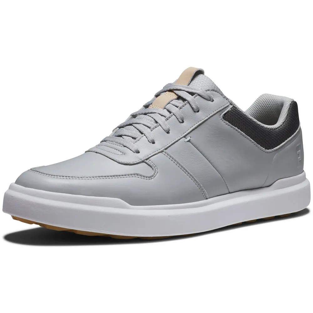 Footjoy Contour Casual Spikeless Shoes - White/Navy/Grey Big Savings Move Like You Mean It