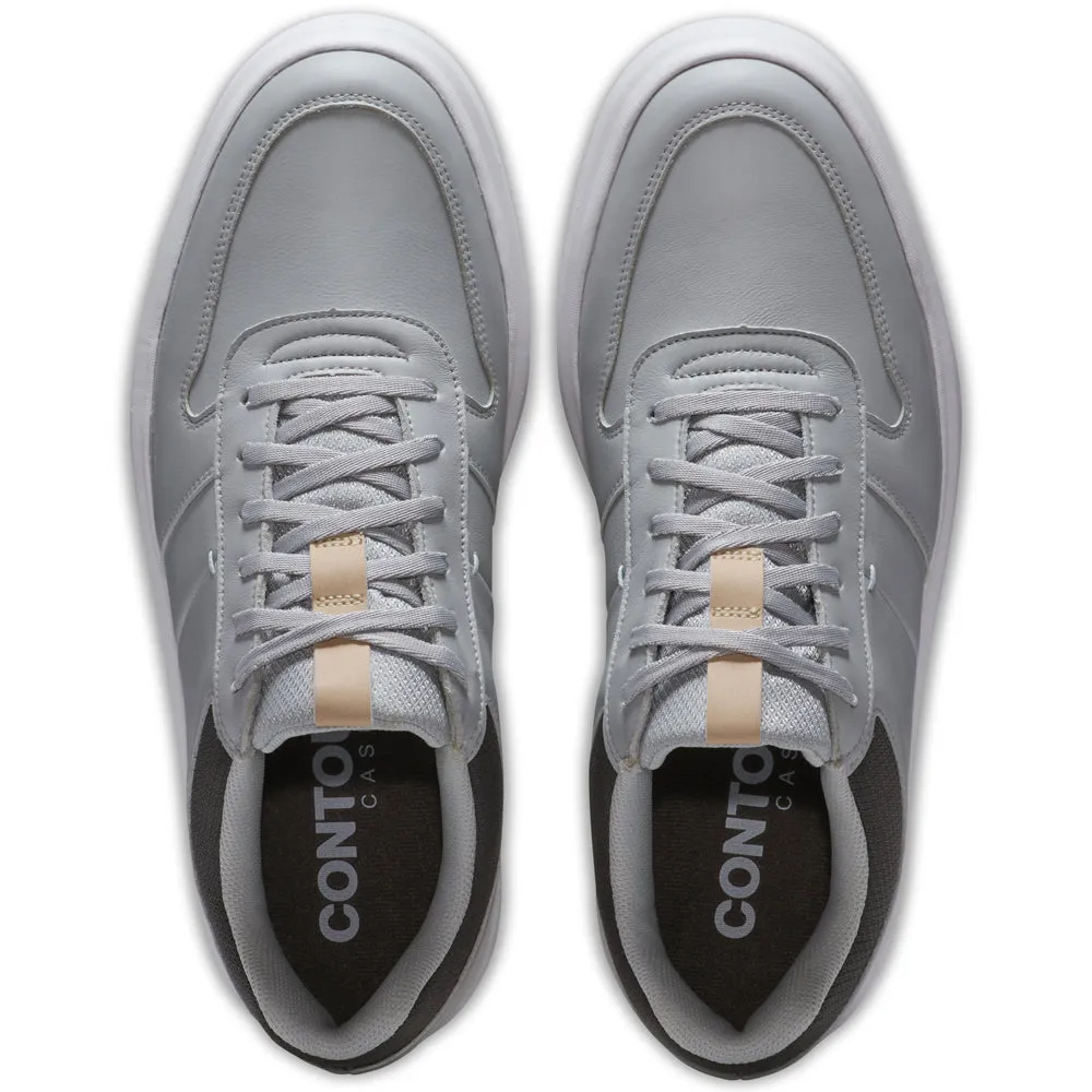 Black Friday Exclusive Footjoy Contour Casual Spikeless Shoes - White/Navy/Grey
