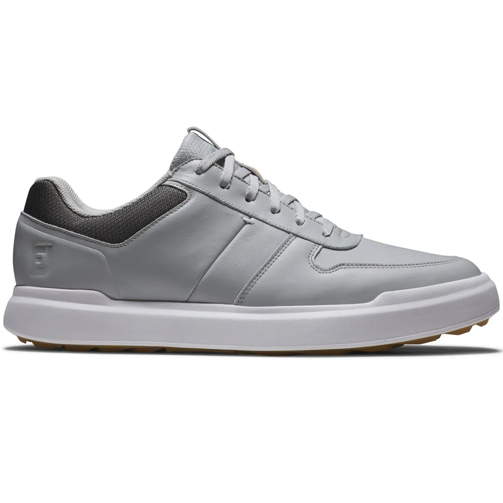 Step into the Beat Footjoy Contour Casual Spikeless Shoes - White/Navy/Grey