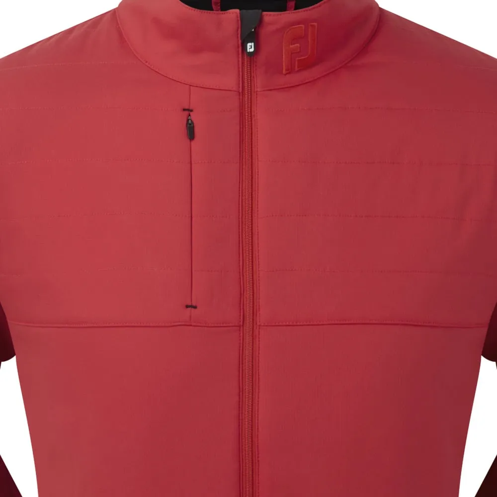 Footjoy Fj Hybrid Jacket - Tonal Red Hit Your Next Level