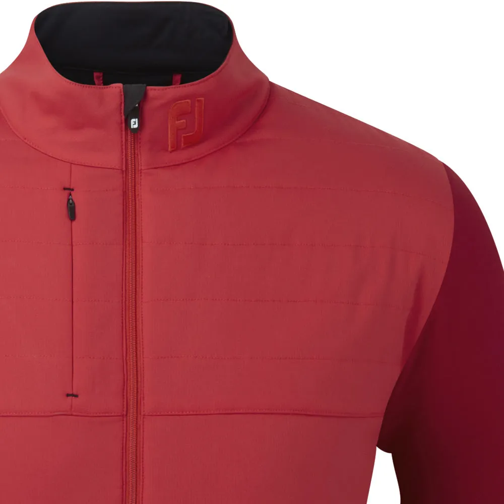 Footjoy Fj Hybrid Jacket - Tonal Red Chase What Moves You Move Like You Mean It