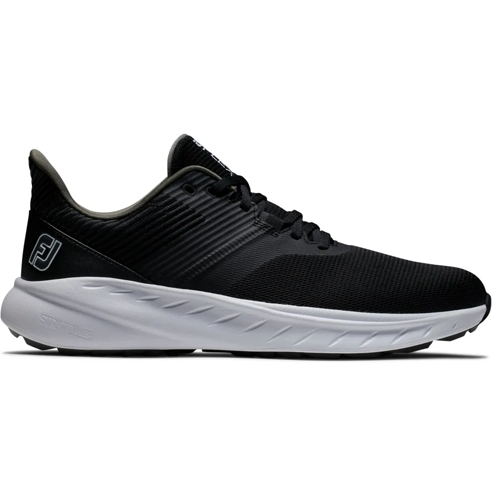Christmas Day Sale Footjoy Flex Spikeless Shoes - Black/Black/White