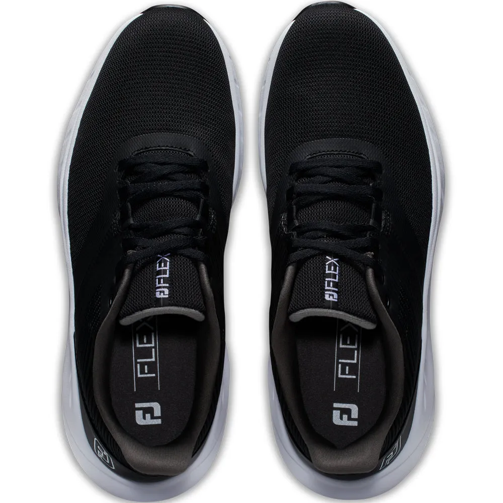 Designed to Dominate Back To School Sale Footjoy Flex Spikeless Shoes - Black/Black/White