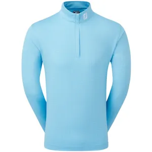 Footjoy Glen Plaid Print Chillout Pullover - Blue Sky Special Offer