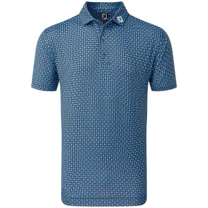 Built to Perform Halloween Sale Footjoy Half Moon Geo Polo Shirt - Navy/True Blue/White/Almond
