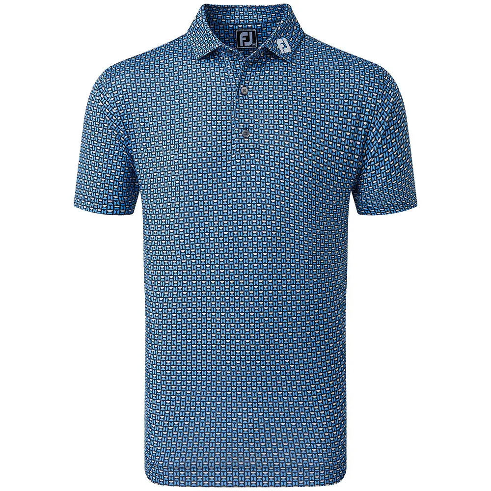 Built to Perform Halloween Sale Footjoy Half Moon Geo Polo Shirt - Navy/True Blue/White/Almond