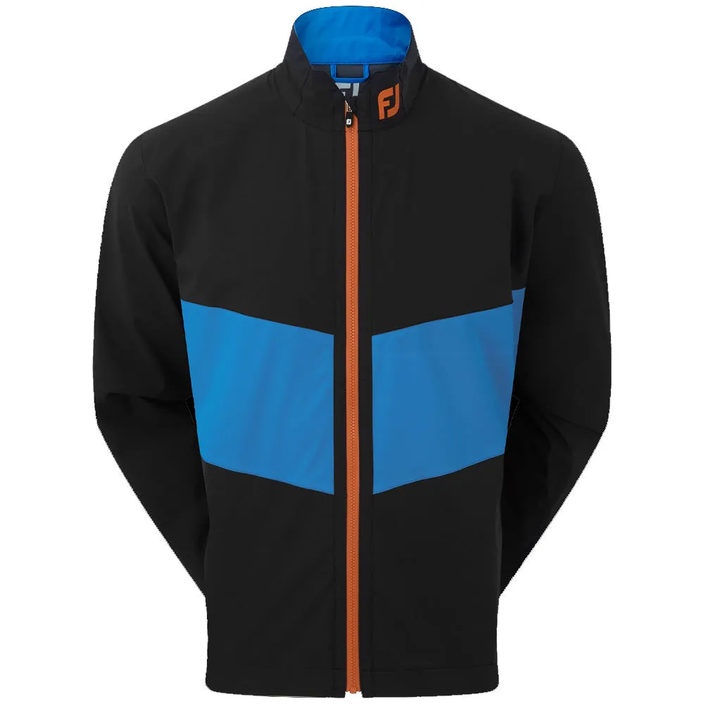 Built to Perform Footjoy Hydrolite Waterproof Jacket - Black/Sapphire/Orange