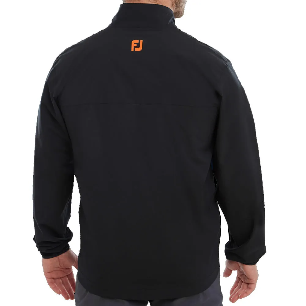 Footjoy Hydrolite Waterproof Jacket - Black/Sapphire/Orange Own the Moment Confidence Starts Here