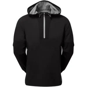 Push Beyond Limits Footjoy Hydrolite X Waterproof Hoodie Jacket - Black