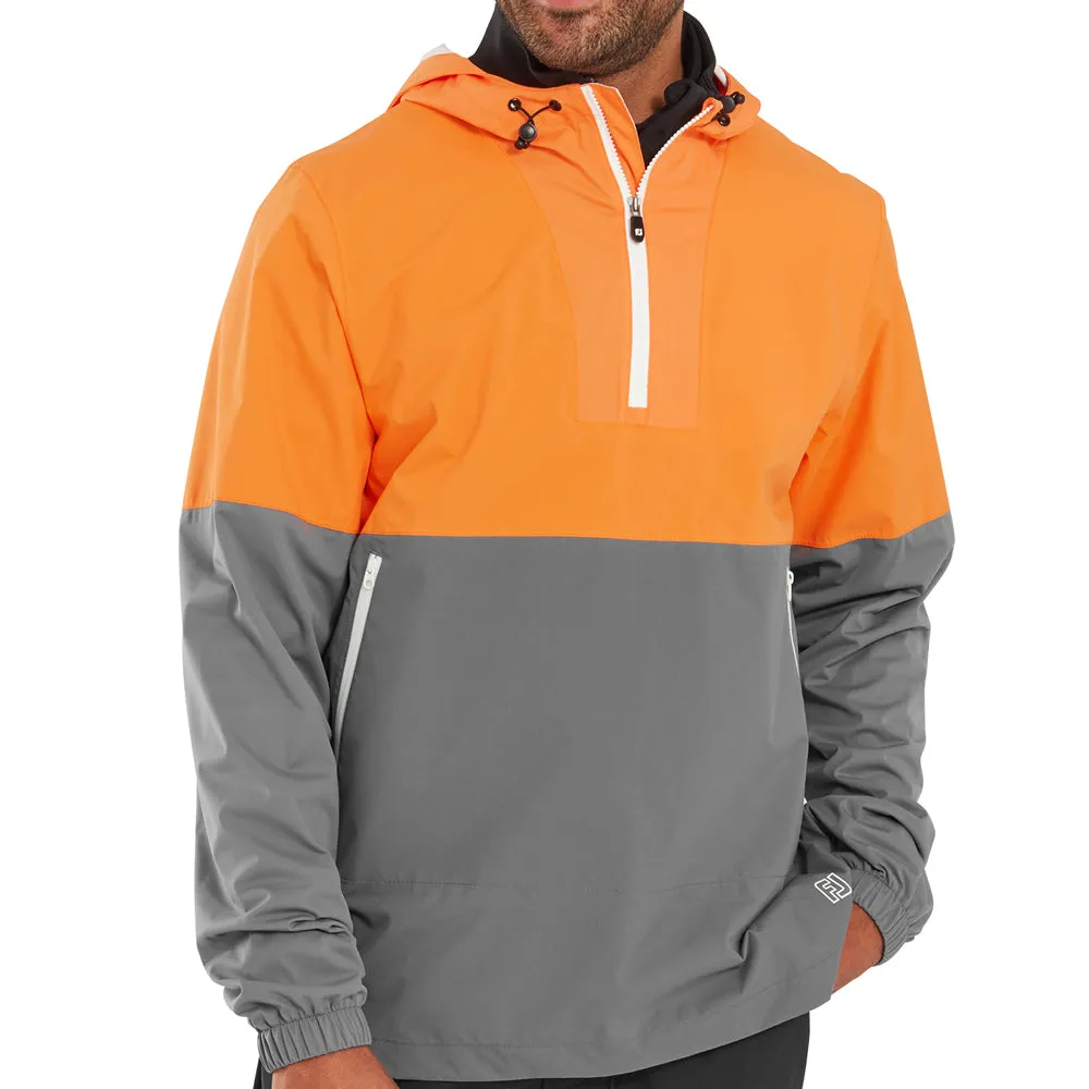 Own the Moment Footjoy Hydrolite X Waterproof Hoodie Jacket - Solar/Basalt