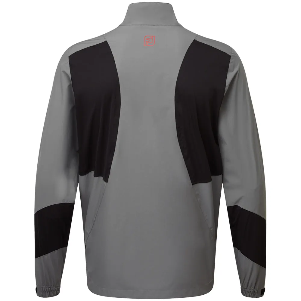 Footjoy Hydrolite X Waterproof Jacket - Charcoal/Black & Red Black Friday Offer Step Into Strength