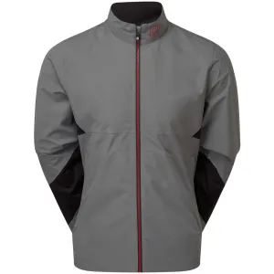 Own Every Step Special Offer Footjoy Hydrolite X Waterproof Jacket - Charcoal/Black & Red
