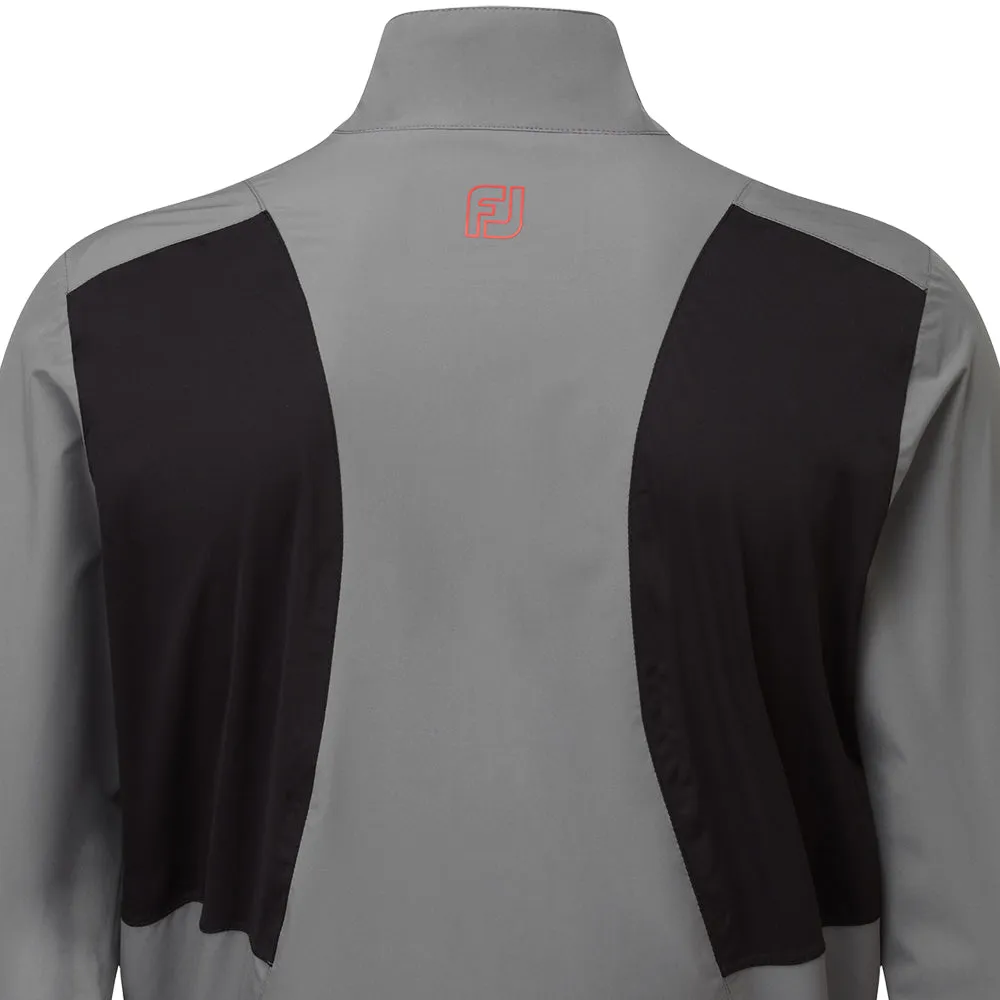 Clearance Sale Built to Move You Footjoy Hydrolite X Waterproof Jacket - Charcoal/Black & Red