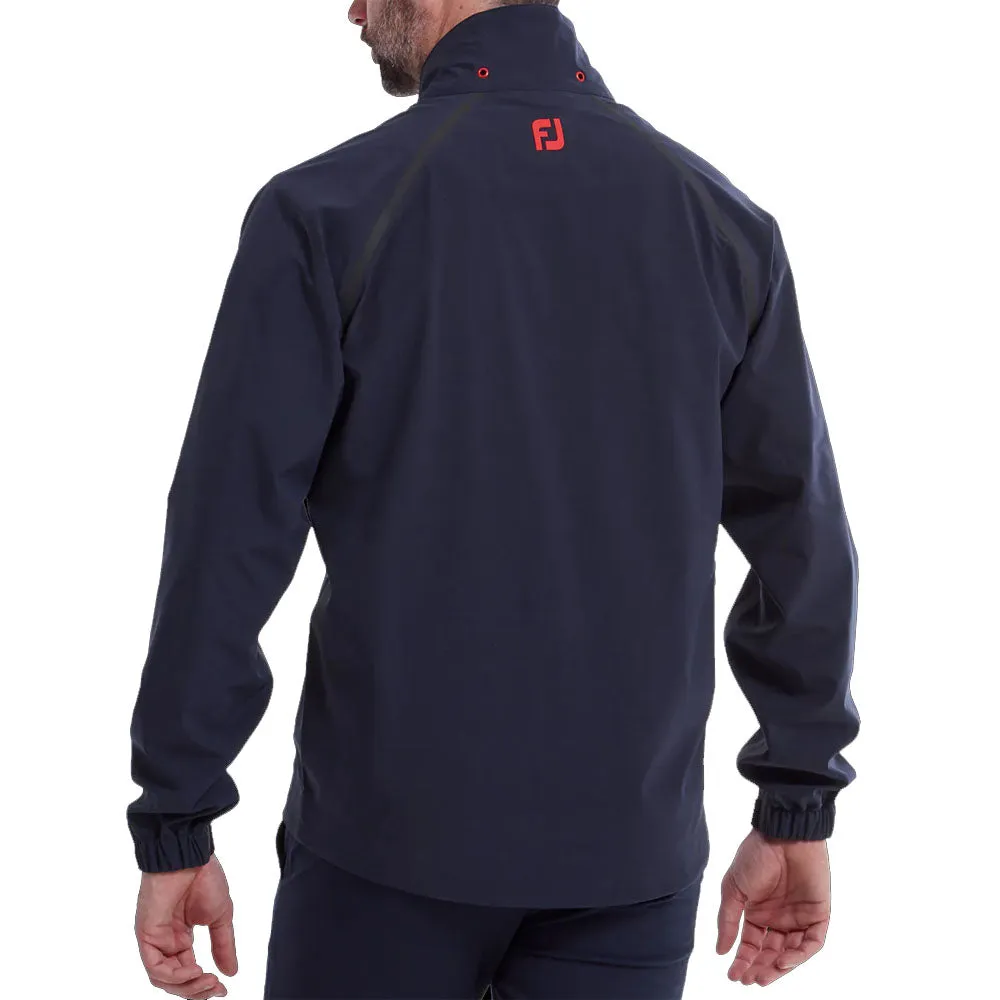 Push Beyond Limits Footjoy Hydrotour Waterproof Jacket - Navy/Black/Red