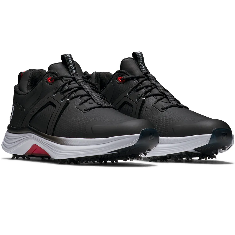 Footjoy Hyperflex Spiked Waterproof Shoes - Black/White/Red Christmas Day Sale Unapologetically You