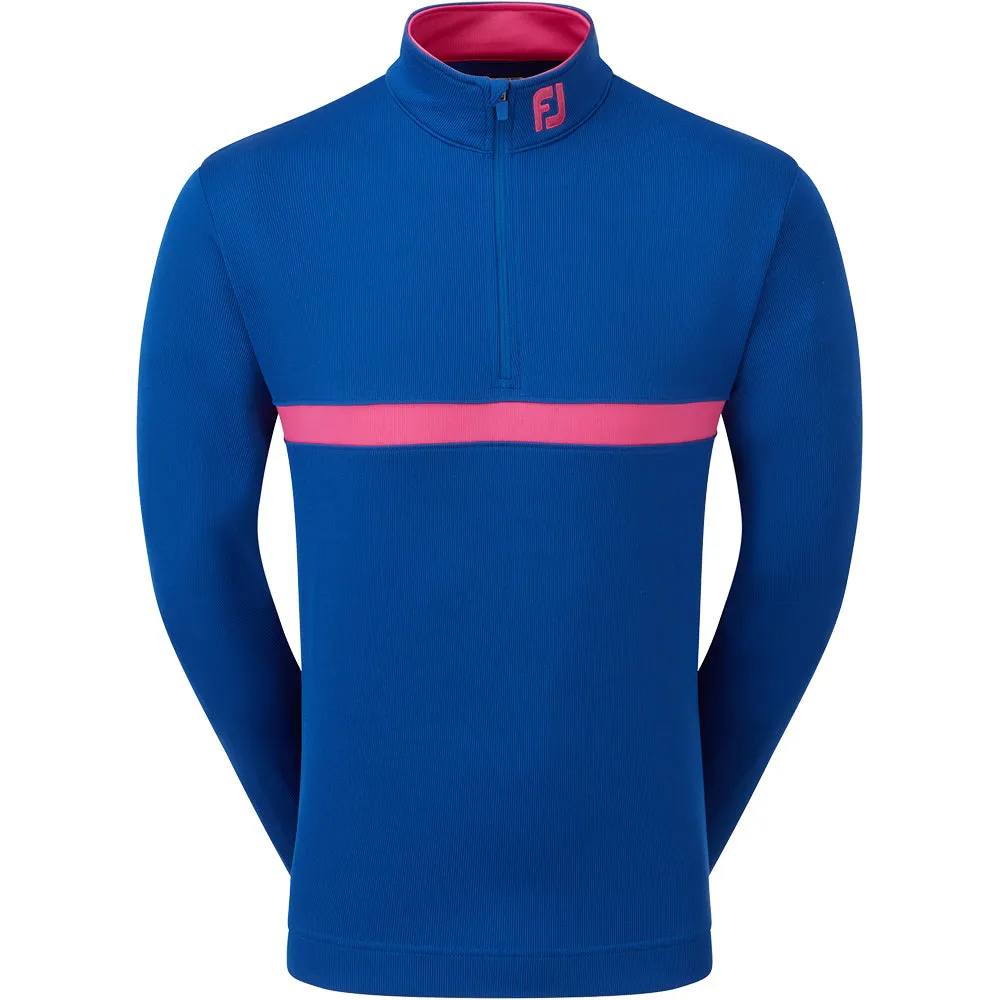 Footjoy Inset Stripe Chillout Pullover - Deep Blue/Berry Gear Up and Go