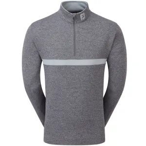 Footjoy Inset Stripe Chillout Pullover - Heather Gravel/Heather Cliff Grey Cyber Monday Sale Born to Stand Out