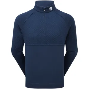 New Year's Eve Sale Footjoy Jacquard Thermal 1/4 Zip Chillout - Navy