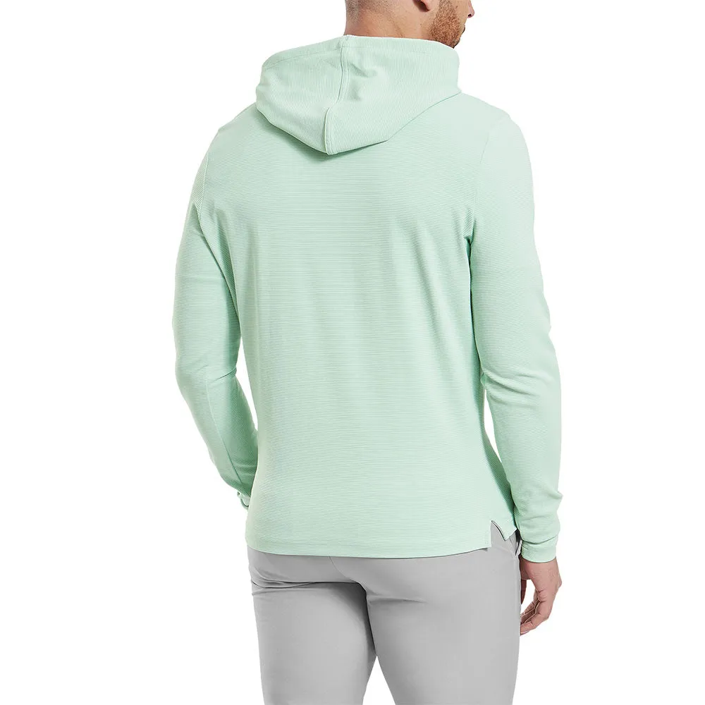 Footjoy Ottoman Jacquard Hoodie - Pistachio Dress from the Feet Up Black Friday Offer