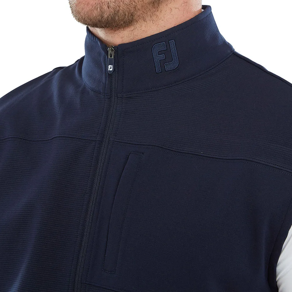 Footjoy Ottoman Knit Vest - Navy Holiday Sale