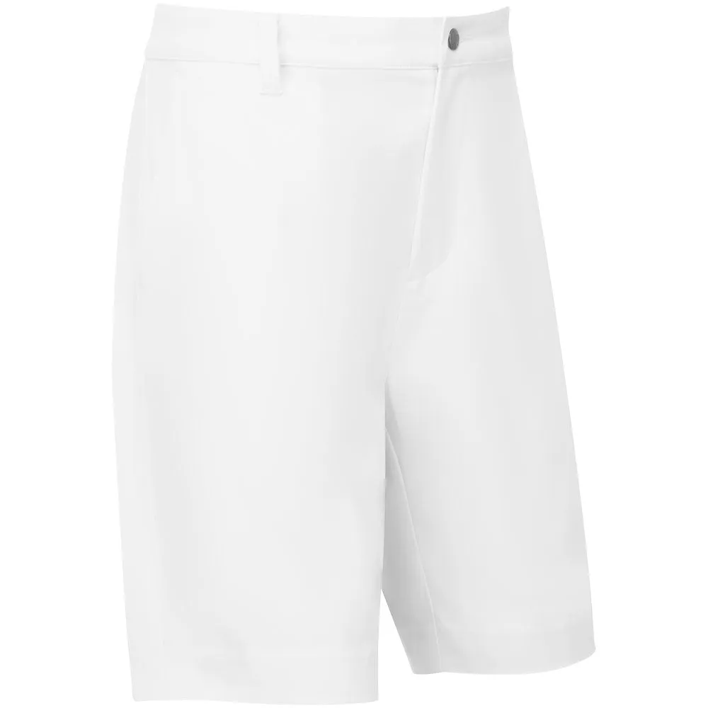 Footjoy Performance Taper Fit Shorts - White Command Attention Mother's Day Sale