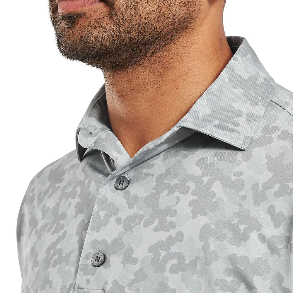 Footjoy Pop Camo Lisle Polo Shirt - Grey Confidence Starts Here