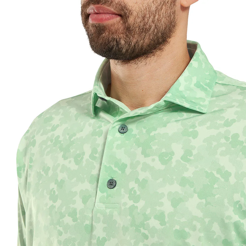 Deal Of The Century Built to Perform Footjoy Pop Camo Lisle Polo Shirt - Pistachio