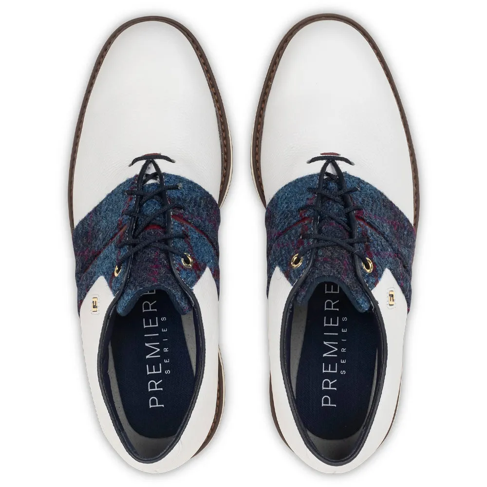 Style Meets Power Footjoy Premier Series Packard Ltd Edition Spiked Waterproof Shoes - Harris Tweed