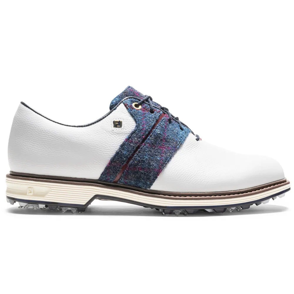Footjoy Premier Series Packard Ltd Edition Spiked Waterproof Shoes - Harris Tweed Dare to Lead Fuel Your Fire