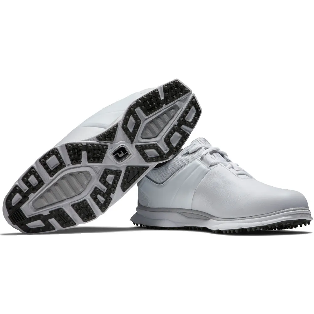 Footjoy Pro Sl Waterproof Spikeless Shoes - White/Grey Black Friday Sale Made to Turn Heads