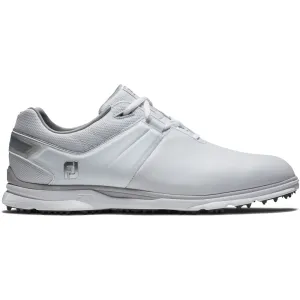 Built to Perform Stride with Confidence Footjoy Pro Sl Waterproof Spikeless Shoes - White/Grey