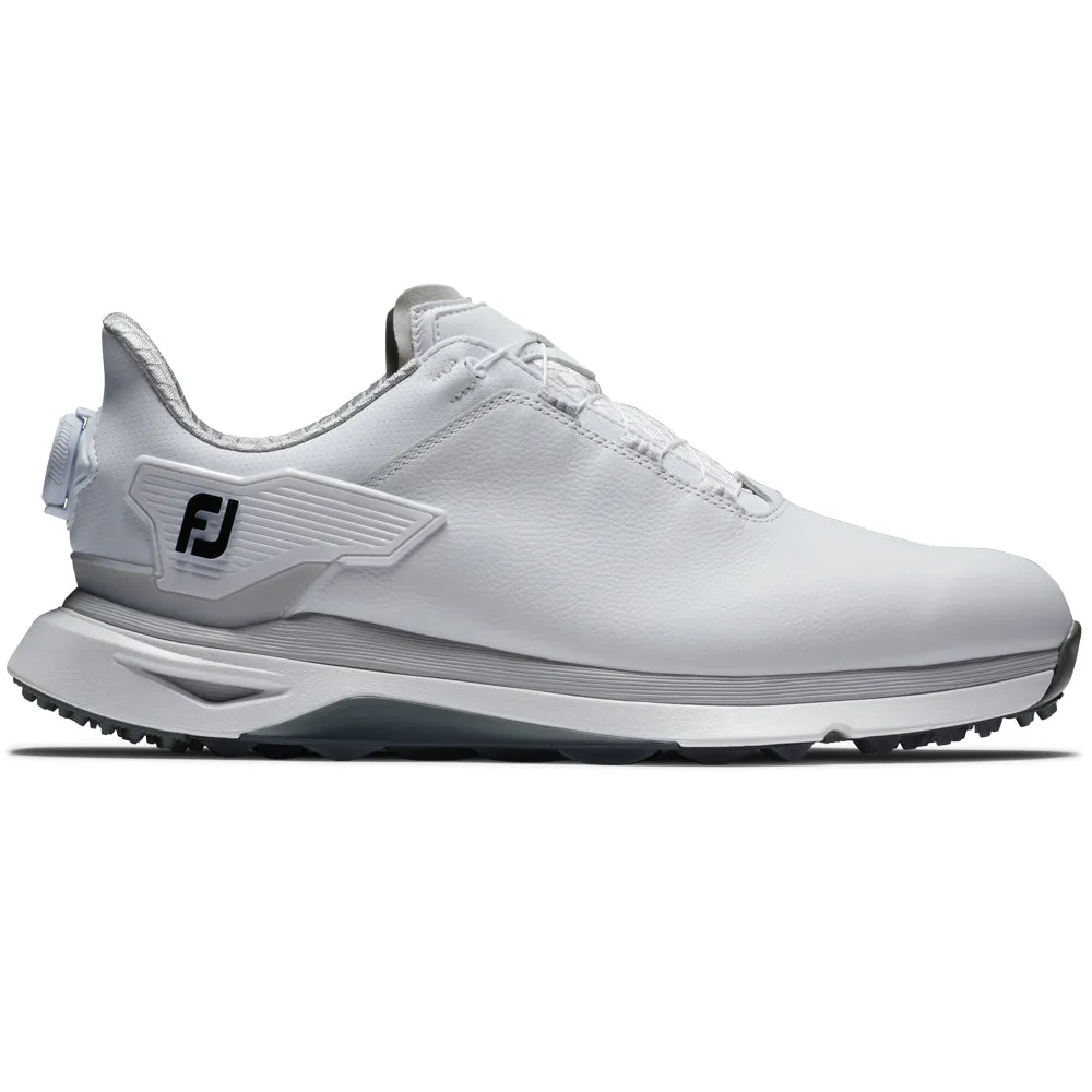 Fuel Your Fire Footjoy Pro Slx Boa Spikeless Waterproof Shoes - White/White/Grey