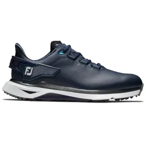 Footjoy Pro Slx Spikeless Waterproof Shoes - Navy/White/Grey Never Just Walk