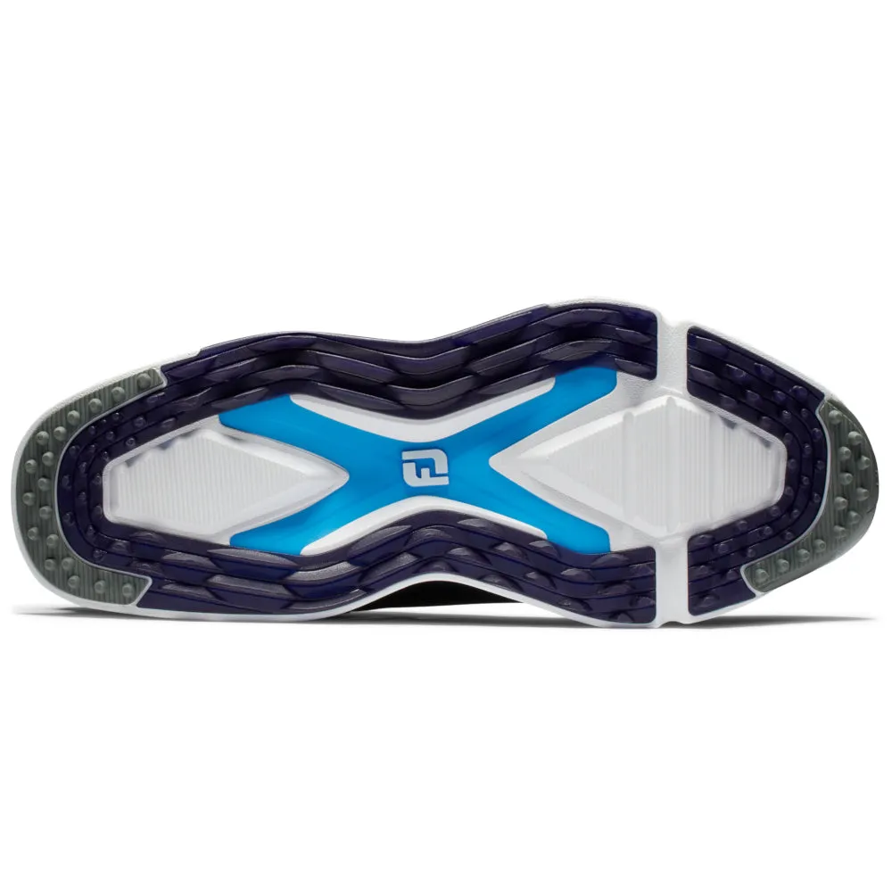 Chase What Moves You Walk with Purpose Footjoy Pro Slx Spikeless Waterproof Shoes - Navy/White/Grey