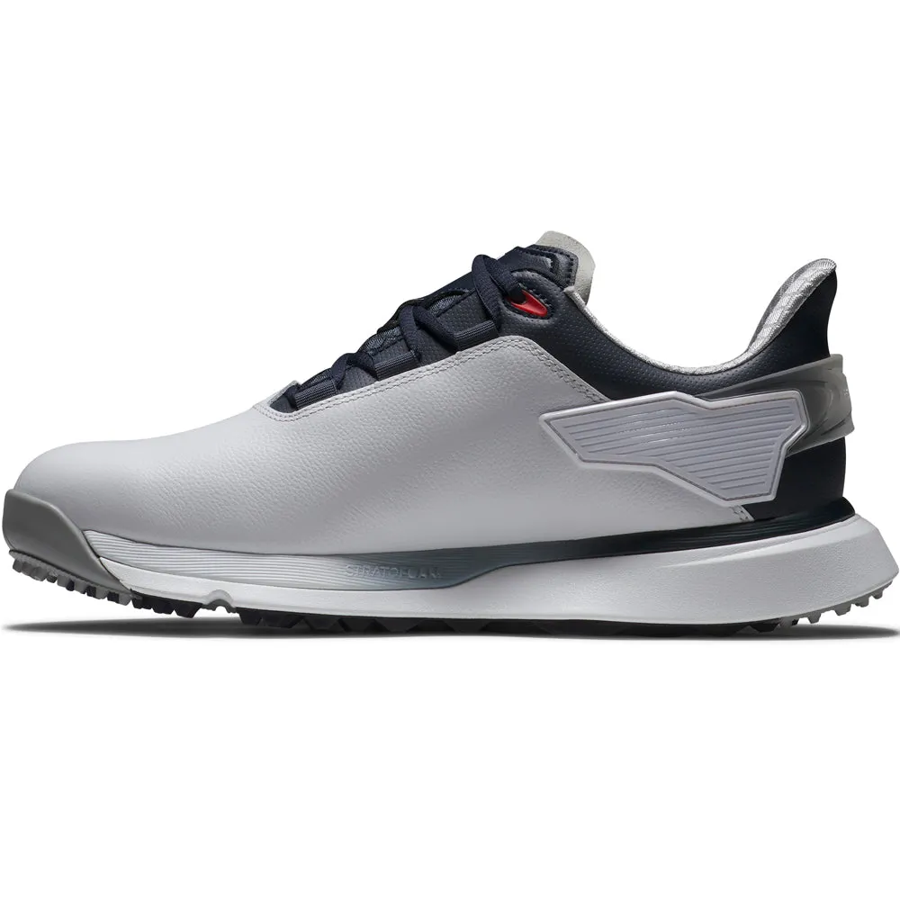 Designed to Dominate Built for the Bold Footjoy Pro Slx Spikeless Waterproof Shoes - White/Navy/Red
